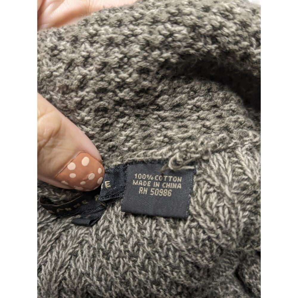 Jeanne‎ Pierre cowlneck dipped hem oversized knit sweater size L - Picture 5 of 6